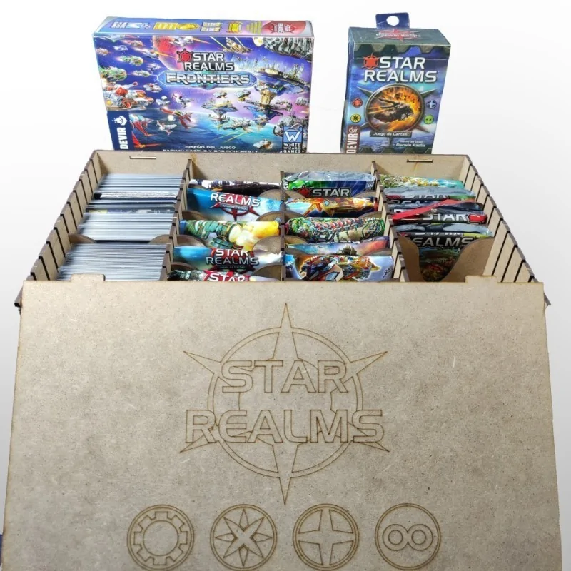 Compra Caja Compatible con Star Realms (Base+Expansiones) de WithOut M