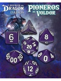 Dados Pioneros de Voldor: Morado Rocasangrien de Nosolorol en Dados | La Cueva Roja