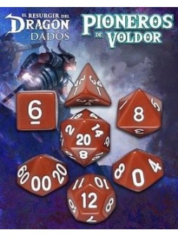 Dados Pioneros de Voldor: Marrón Shabanna de Nosolorol en Dados | La Cueva Roja