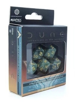 Dados Dune: Atreides (verdes) de Nosolorol en Dados | La Cueva Roja