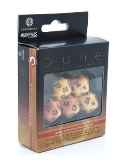 Dados Dune: Arrakis (amarillos) de Nosolorol en Dados | La Cueva Roja