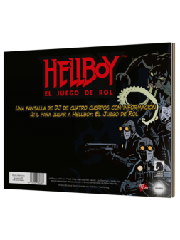 Hellboy: Pantalla del Director de Juego de Modiphius Entertainment en Juegos de Rol | La Cueva Roja