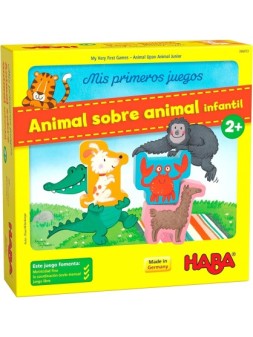 Mis Primeros Juegos: Animal sobre Animal de Haba en Juegos de Tablero | La Cueva Roja