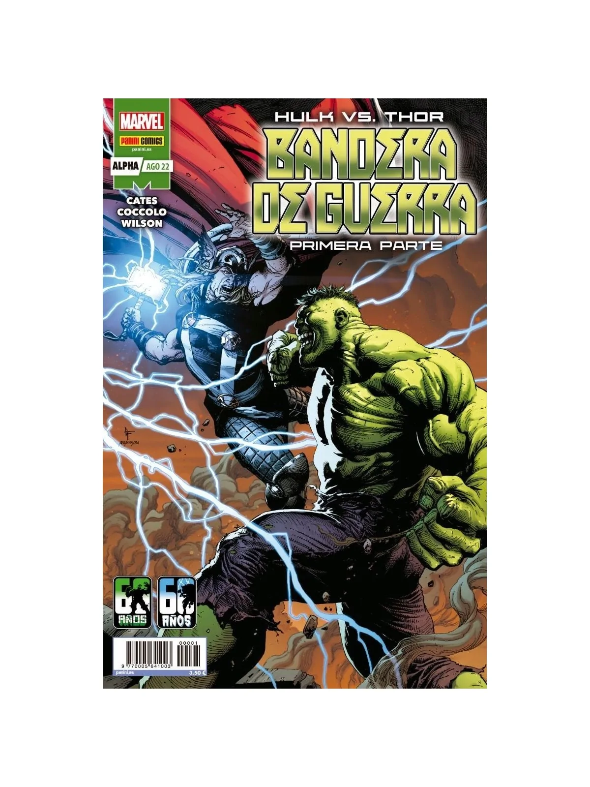 Comprar Hulk Vs. Thor (Alpha) barato al mejor precio 3,33 € de Panini 