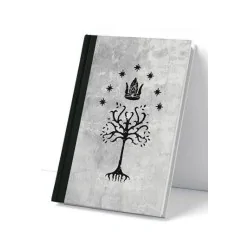 Compra Libreta Premium Blanca Árbol Blanco Gondor El Señor de los Anil