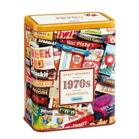 Comprar Puzzle 500 Piezas Caja Lata Dulces Memorias de los Años 1970's