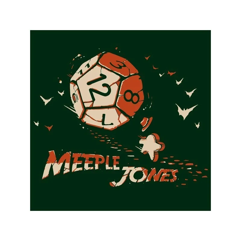 Compra Camiseta Unisex Meeple Jones de Maldito Games al mejor precio (