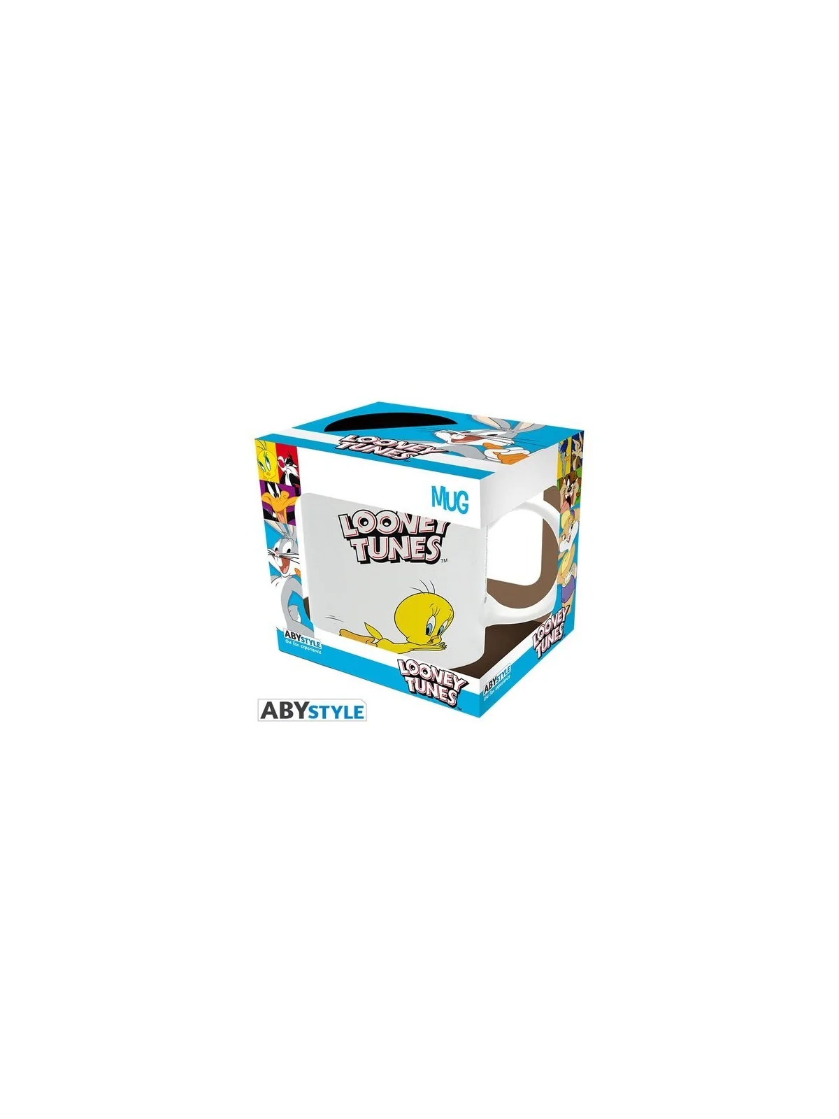 Compra Taza Looney Tunes Piolin y Silvestre 320 ml de ABYSSE al mejor 