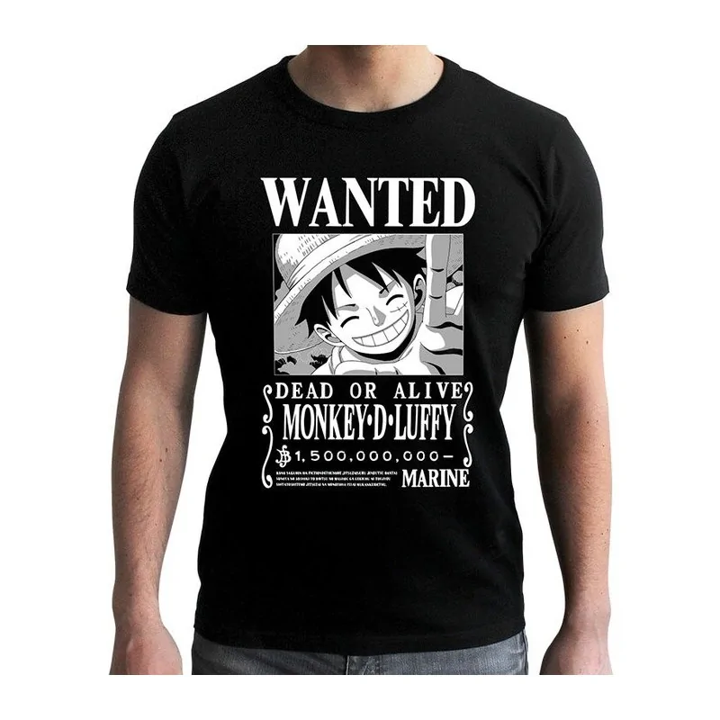 Compra Camiseta One Piece Wanted Luffy de ABYSSE al mejor precio (19,9