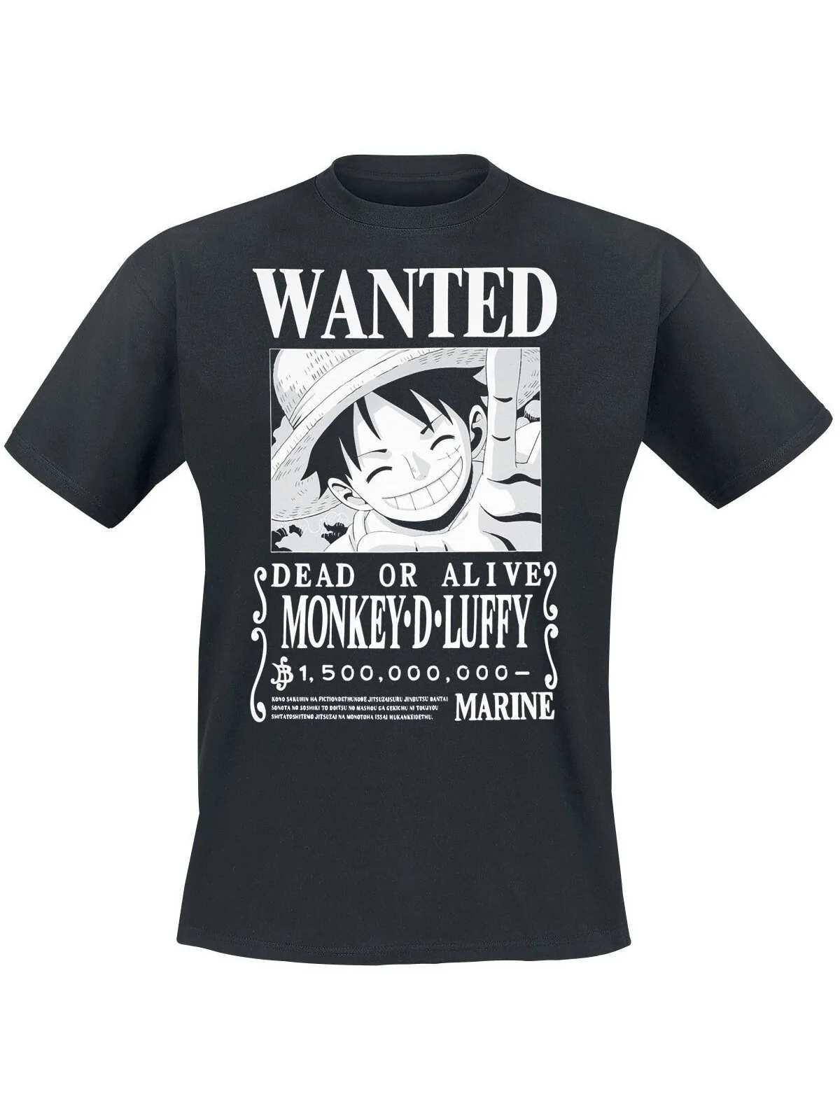 Compra Camiseta One Piece Wanted Luffy de ABYSSE al mejor precio (19,9