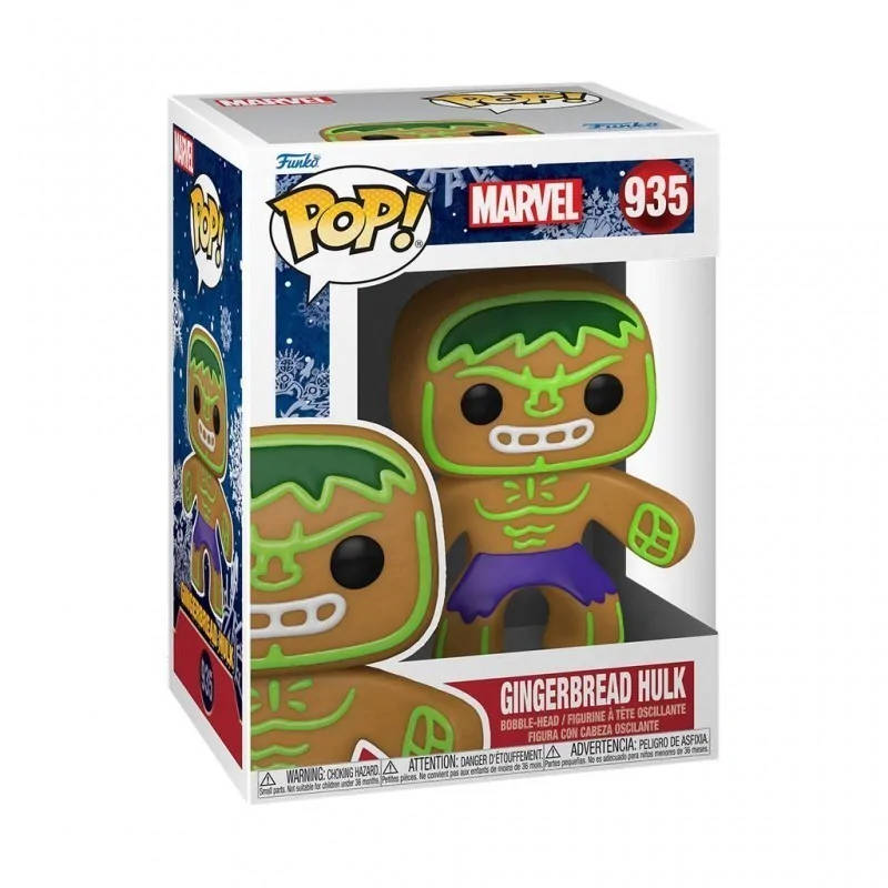 Compra Funko POP! Marvel Navidad Galleta Jengibre Hulk (935) de Funko 