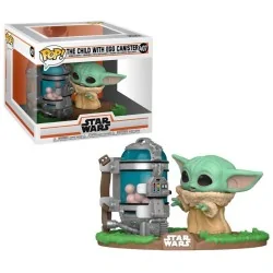 Compra Funko POP! Star Wars Mandalorian Baby Yoda con Tarro Huevos (40
