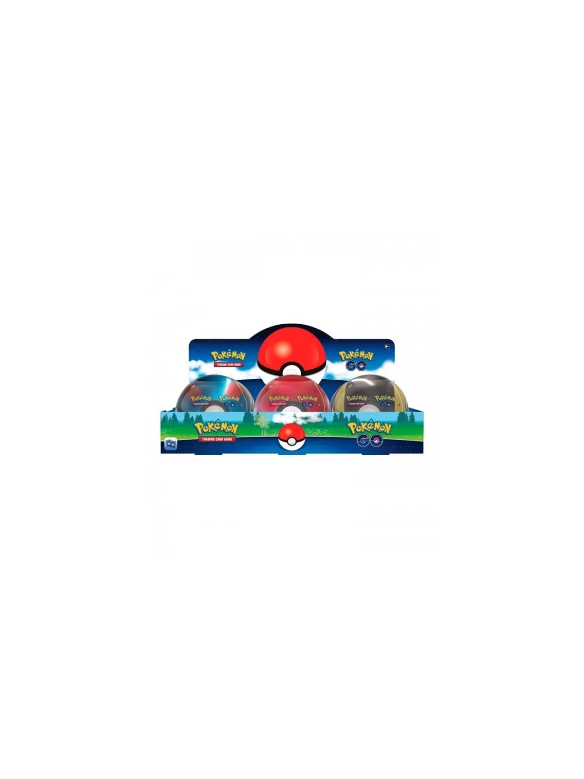 Comprar Pokemon TCG: Lata Poke Ball Tin Display (6 Unidades) (Inglés) 