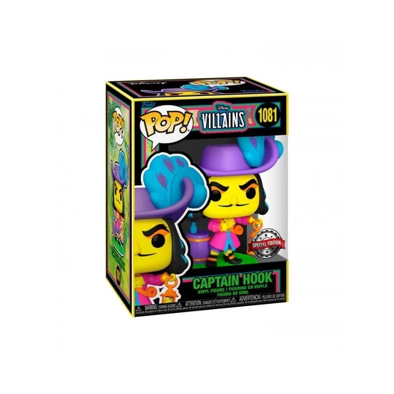 Compra Funko POP! Disney Villains- Hook (Blacklight) (1081) de Funko a