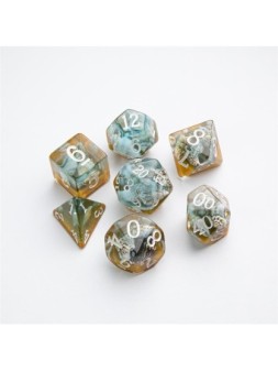 Summer Time RPG Dice Set (7pcs) de Gamegenic en Dados | La Cueva Roja