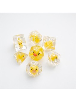 Rubber Duck RPG Dice Set (7pcs) de Gamegenic en Dados | La Cueva Roja