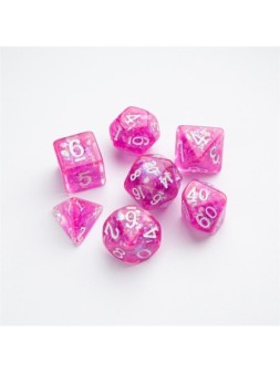 Rasberry RPG Dice Set (7pcs) de Gamegenic en Dados | La Cueva Roja