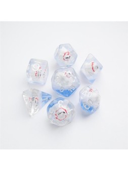 Polar Bear RPG Dice Set (7pcs) de Gamegenic en Dados | La Cueva Roja