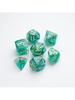 Mint RPG Dice Set (7pcs) de Gamegenic en Dados | La Cueva Roja