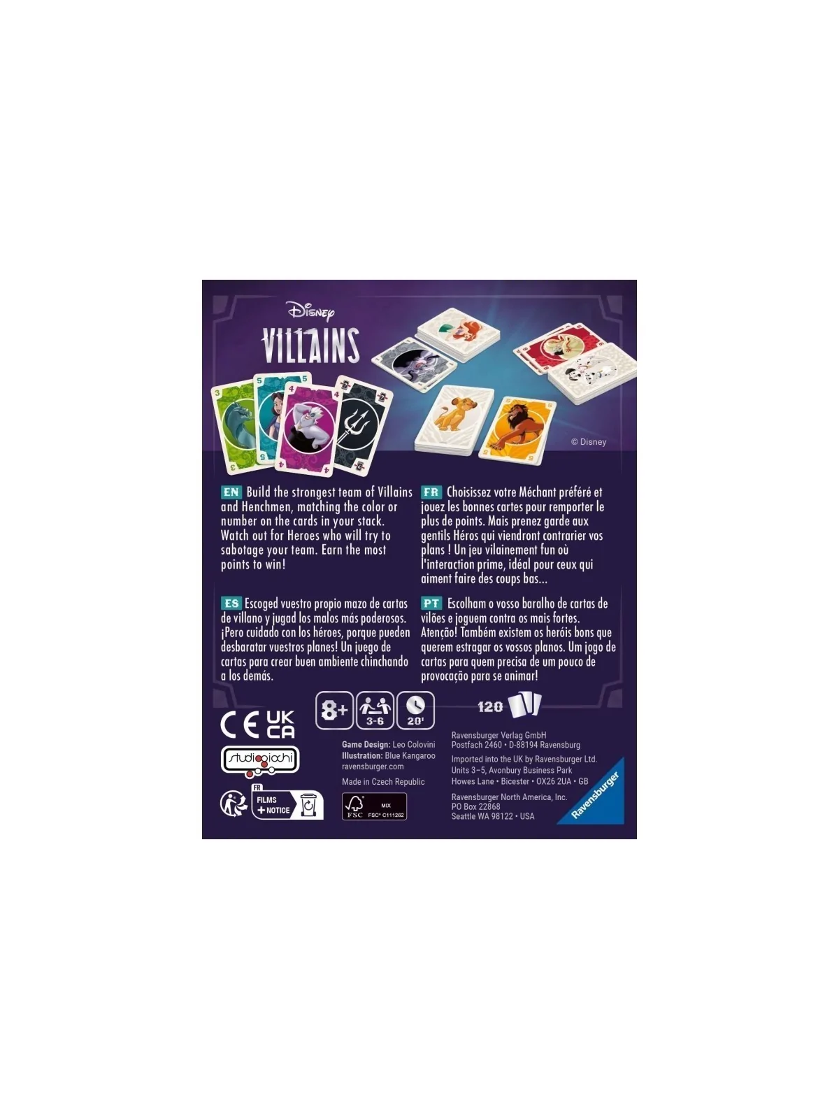 Comprar Disney Villains: The Card Game barato al mejor precio 12,56 € 