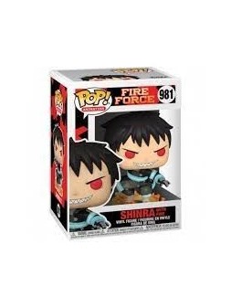 Funko POP! Animacion Fire Force Shinra con Fuego (981) de Funko en Funko Pop | La Cueva Roja
