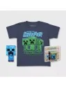Comprar Pop&Tee Minecraft Charger Creeper Funko+Camiseta barato al mej