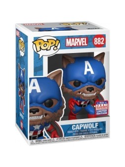 Funko POP! Marvel Capitan America Capwolf Edicion Limitada (882) de Funko en Funko Pop | La Cueva Roja