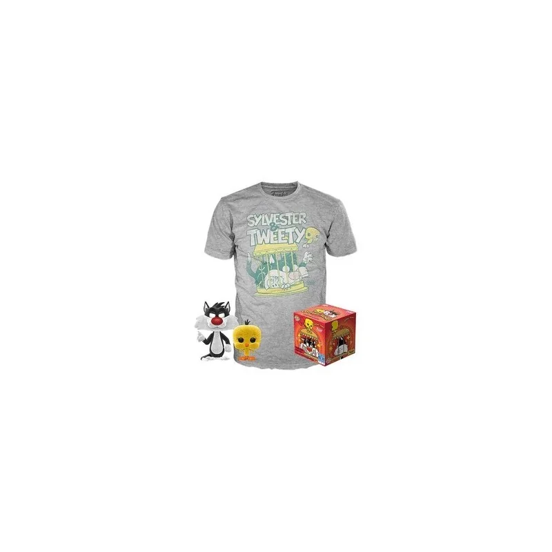 Comprar Pop&Tee Looney Tunes Silvestre & Piolin Terciopelo+Camiseta ba