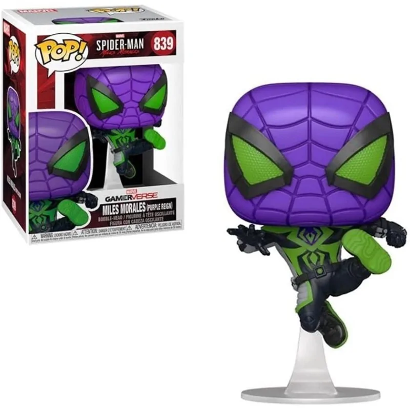 Compra Funko POP! Marvel Gamerverve Spider-Man Miles Purple Reign (839