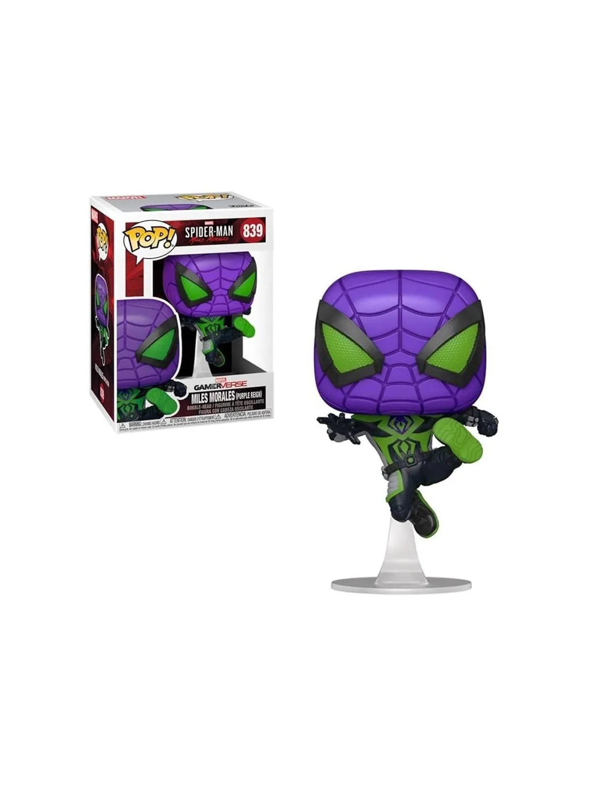 Comprar Funko POP! Marvel Gamerverve Spider-Man Miles Purple Reign (83