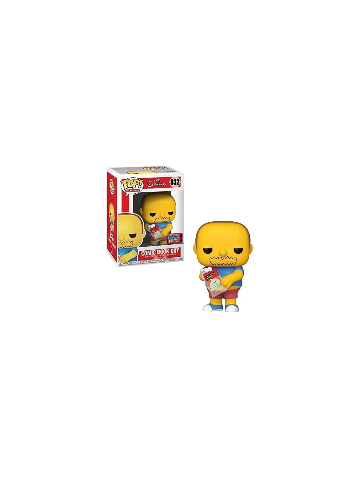 Compra Funko POP! The Simpsons Comic Book Guy Exclusivo (832) de Funko