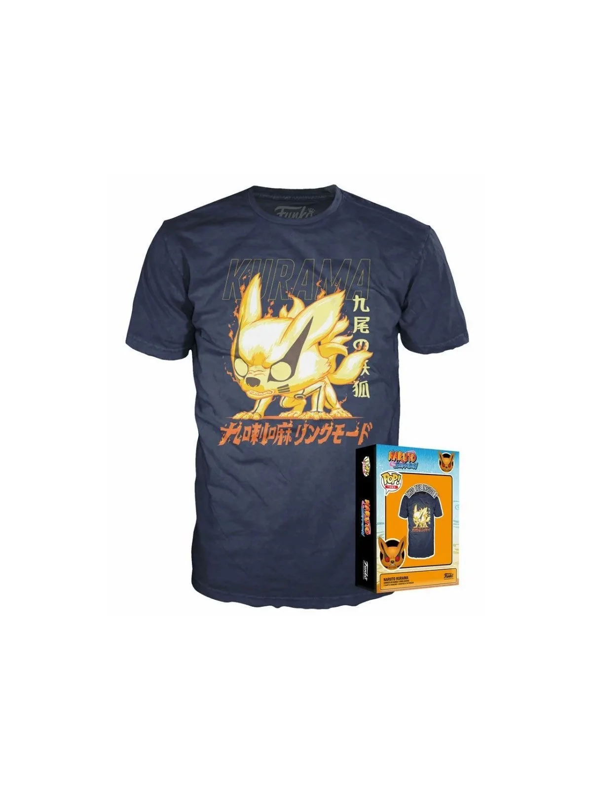 Compra Camiseta Kurama Naruto Shippuden (Talla L) de Funko al mejor pr