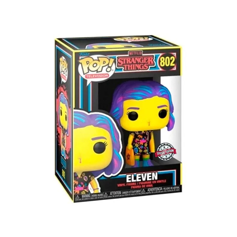 Comprar Funko POP! Stranger Things Eleven in Mall Outfit Black Light E