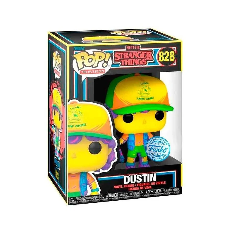 Compra Funko POP! Stranger Things Dustin in Beef Black Light Exclusive