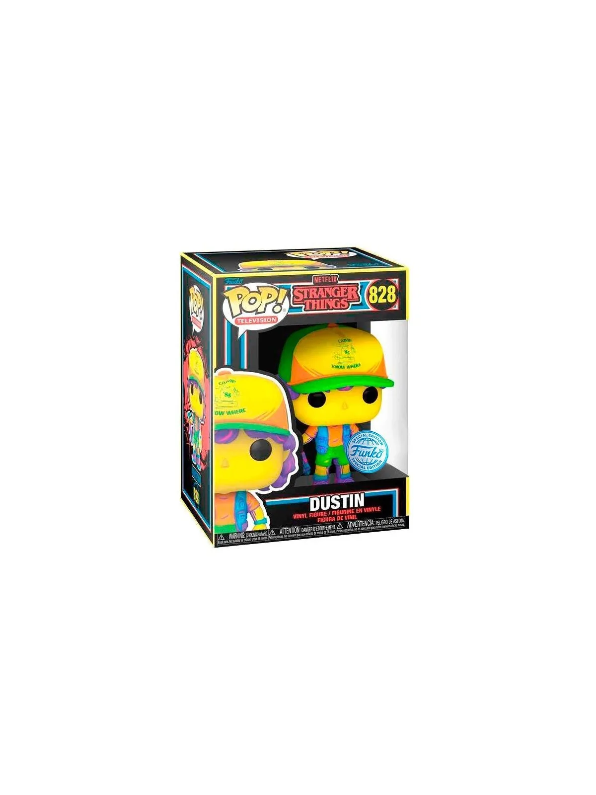 Comprar Funko POP! Stranger Things Dustin in Beef Black Light Exclusiv