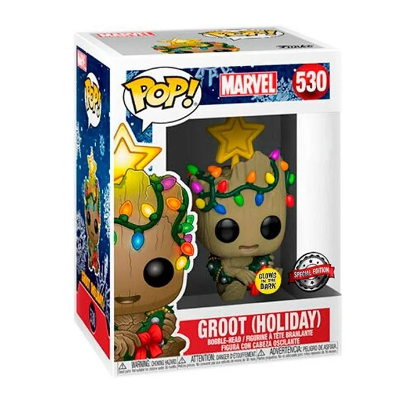 Compra Funko POP! Marvel Groot Holiday Christmas Exclusive (530) de Fu