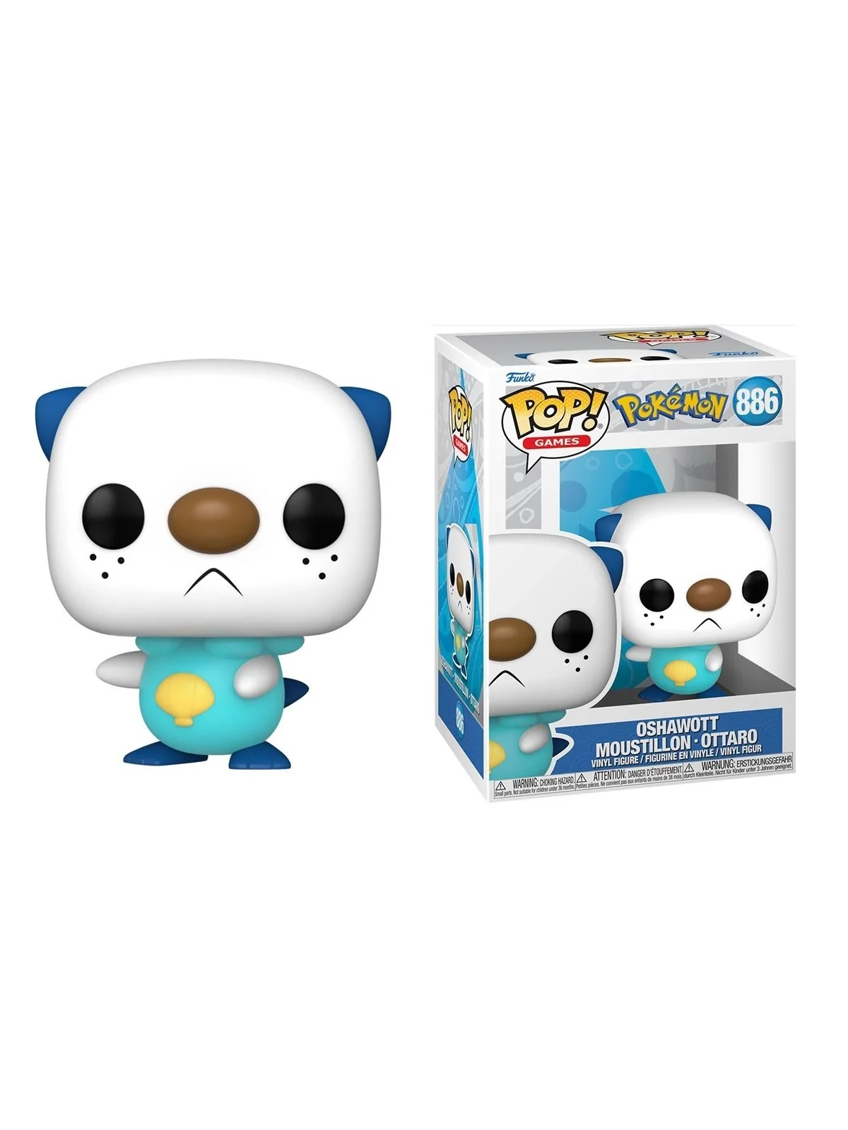 Compra Funko Pop! Pokemon Oshawott (886) de Funko al mejor precio (17,