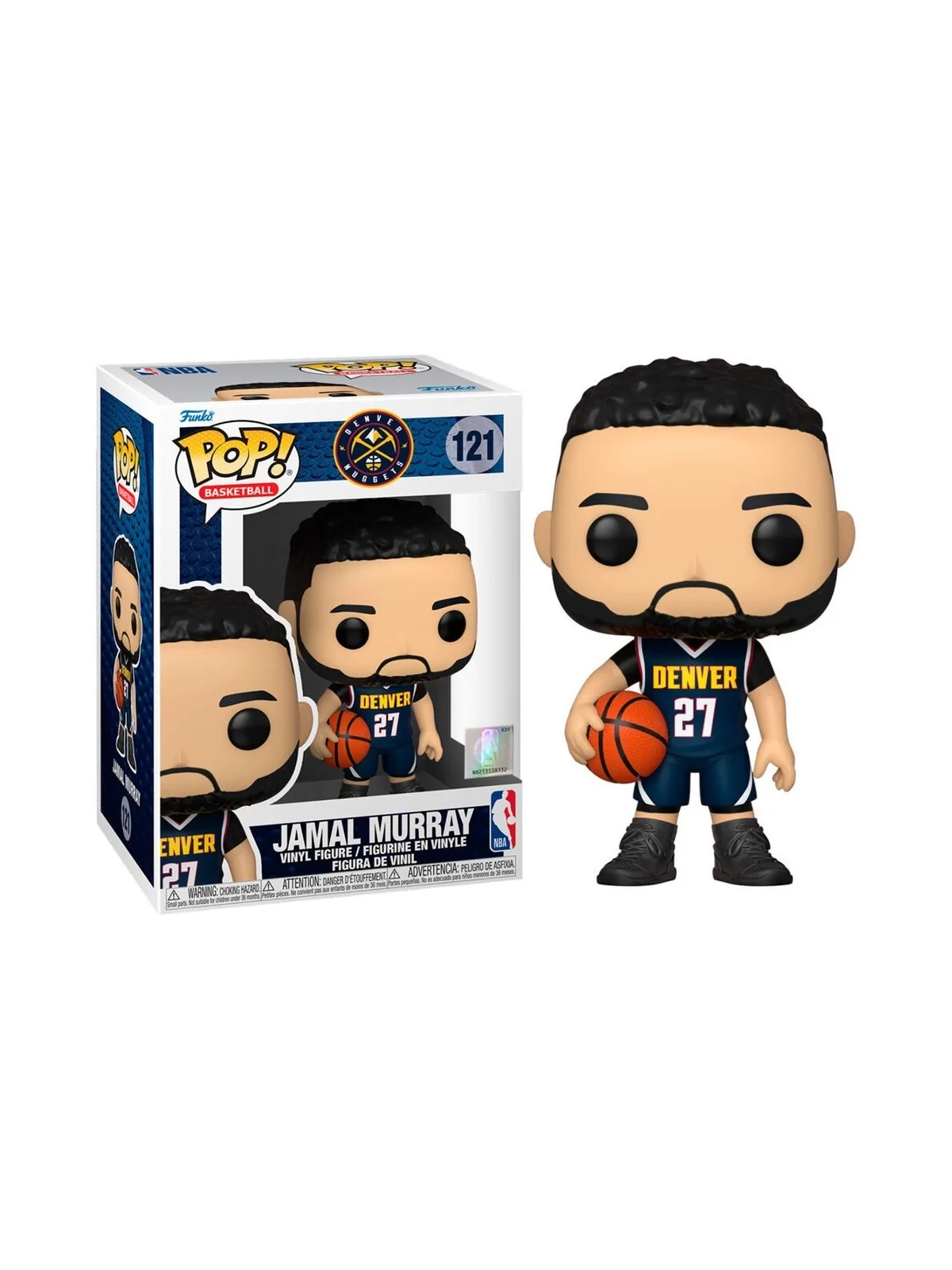 Comprar Funko POP! NBA Nuggets Jamal Murray Dark Blue Jersey (121) bar