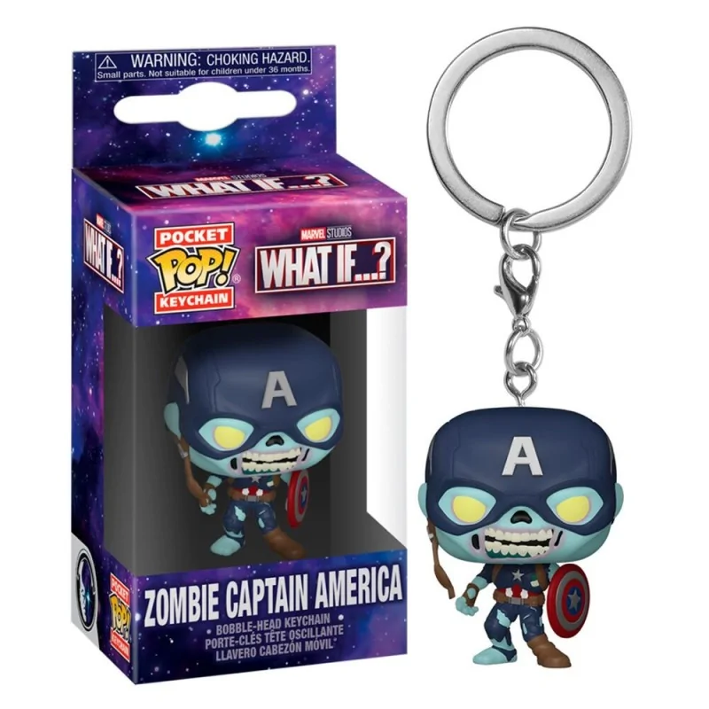 Comprar Llavero Funko Pocket POP! Marvel What If Zombie Captain Americ