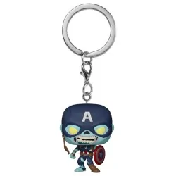 Compra Llavero Funko Pocket POP! Marvel What If Zombie Captain America