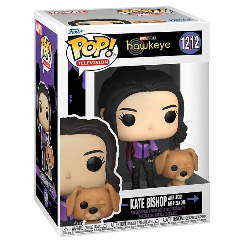 Comprar Funko POP! Marvel Hawkeye Kate Bishop Lucky the Pizza Dog (121