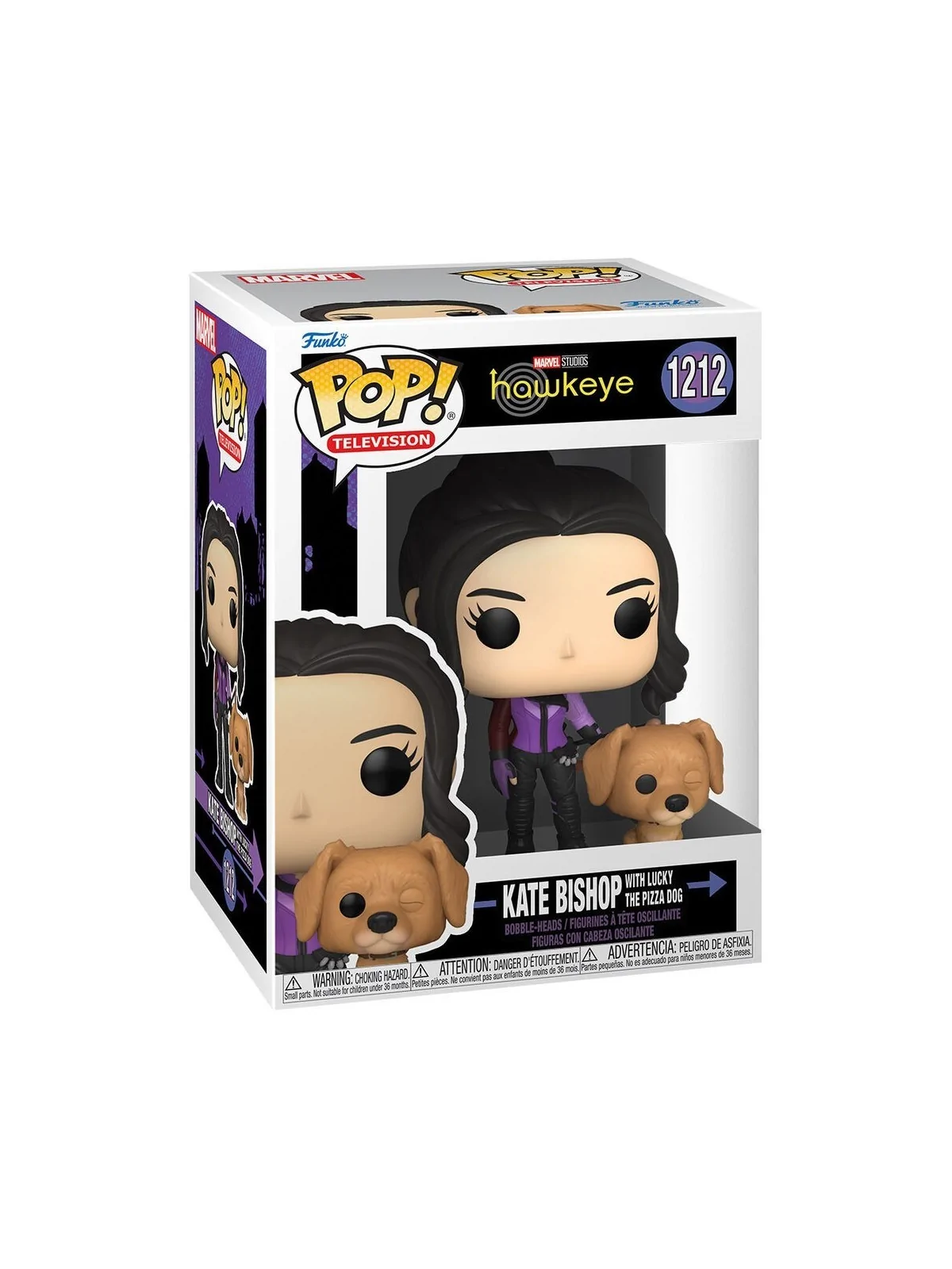 Comprar Funko POP! Marvel Hawkeye Kate Bishop Lucky the Pizza Dog (121