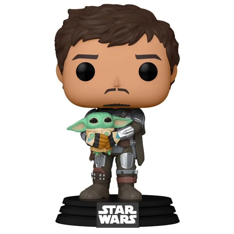 Compra Funko POP! Star Wars Mandalorian Mando Holding Child (461) de F