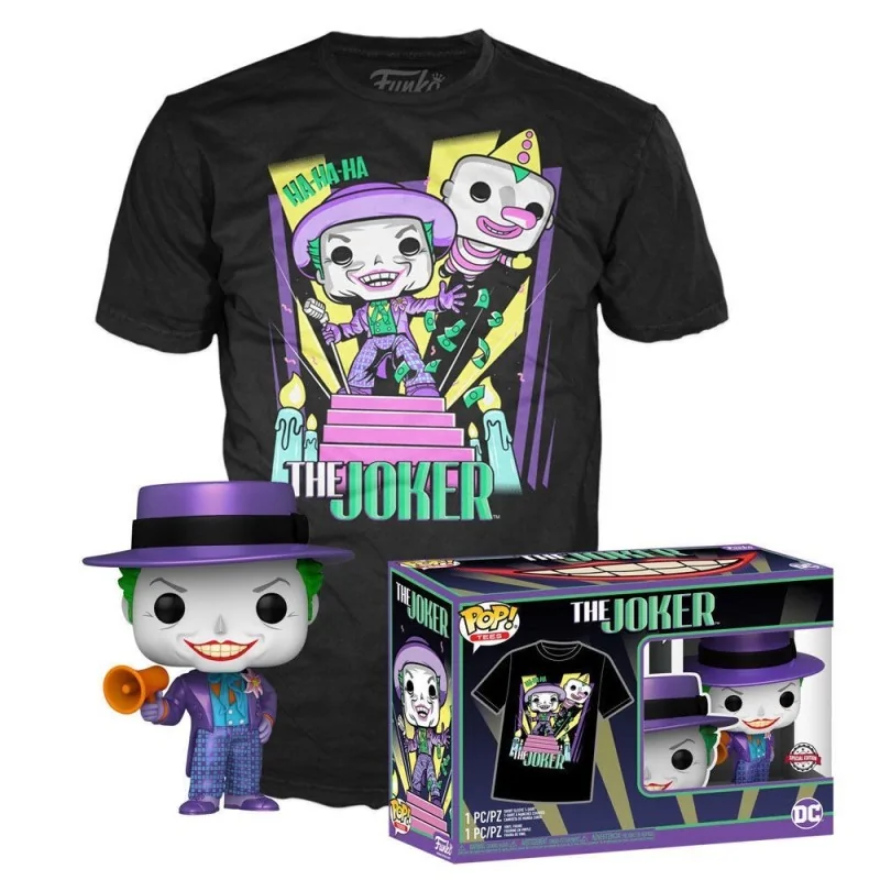 Compra Set Funko POP! & Tee DC Comics Batman The Joker de Funko al mej