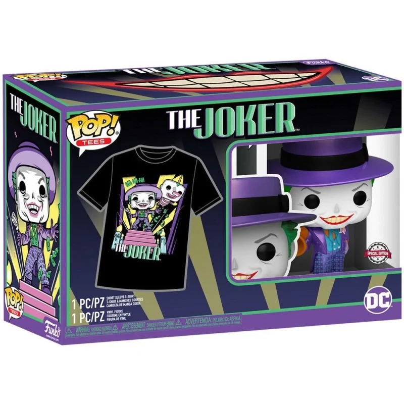 Comprar Set Funko POP! & Tee DC Comics Batman The Joker barato al mejo