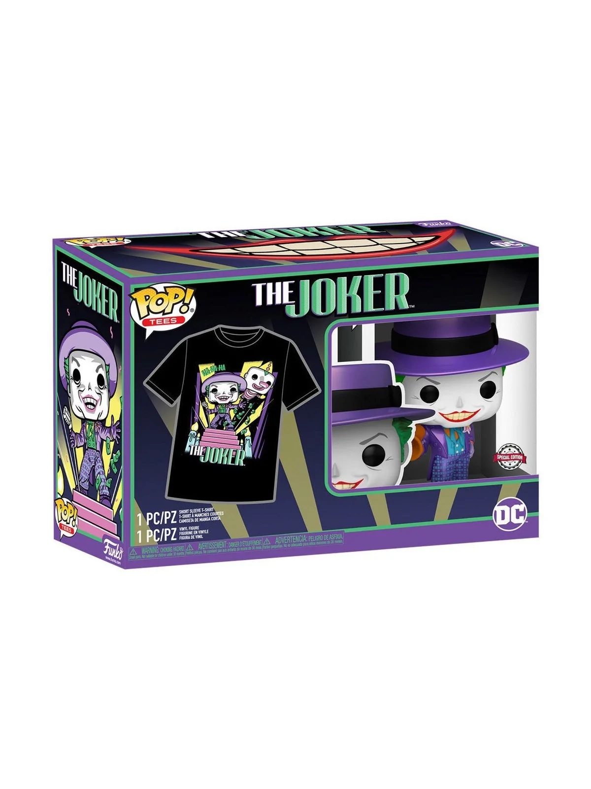 Compra Set Funko POP! & Tee DC Comics Batman The Joker de Funko al mej