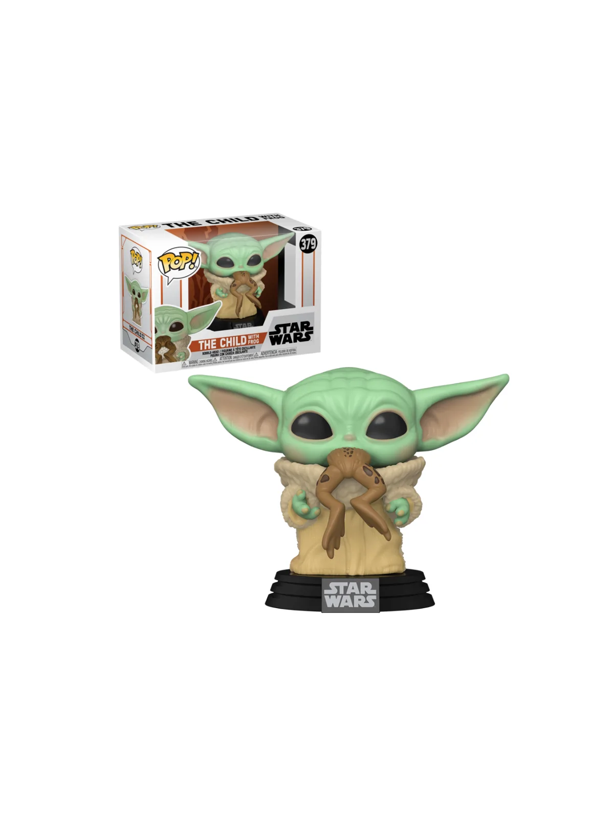 Compra Funko POP! Star Wars The Mandalorian Baby Yoda con Rana (379) d