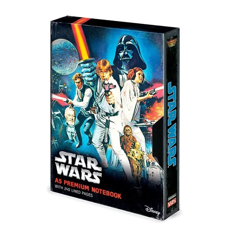Comprar Cuaderno A5 premium VHS Star Wars barato al mejor precio 14,00