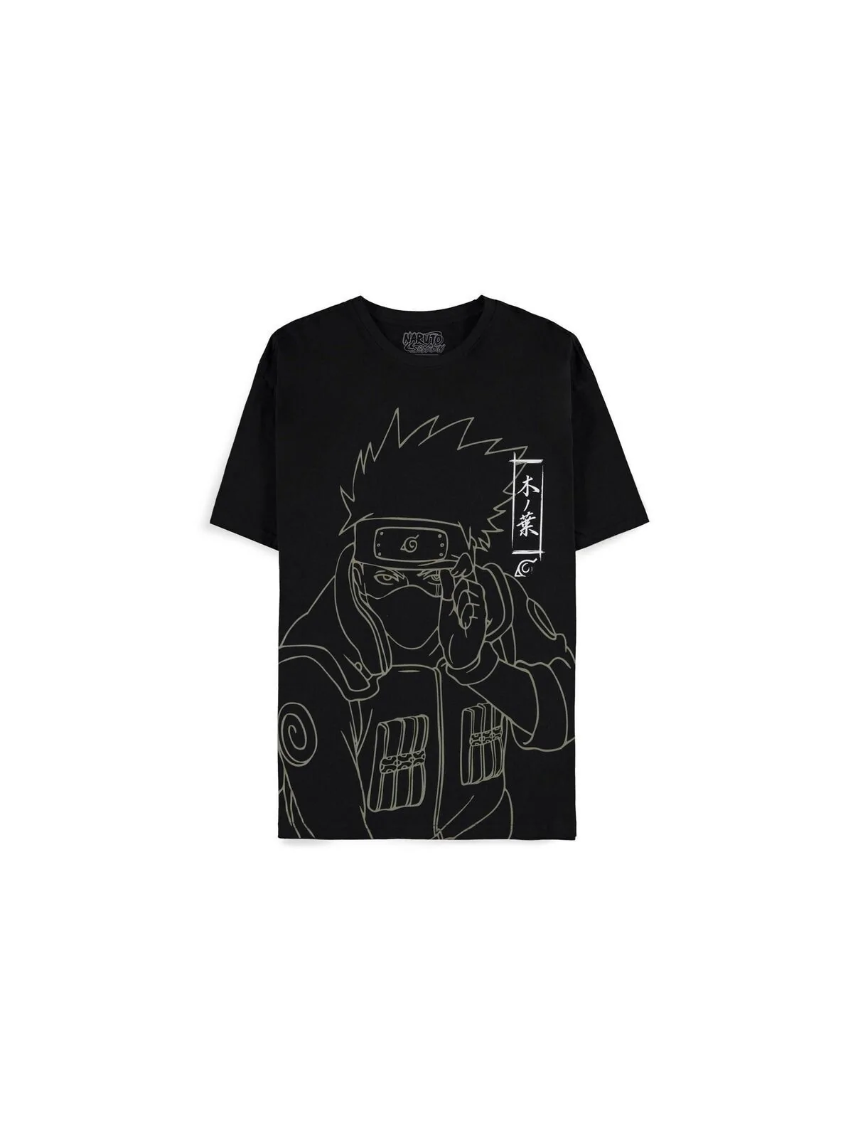 Comprar Camiseta Kakashi Line Art Naruto Shippuden barato al mejor pre