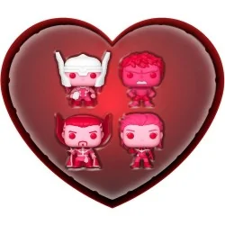 Compra Caja 4 Pocket POP Marvel Classic San Valentin de Funko al mejor